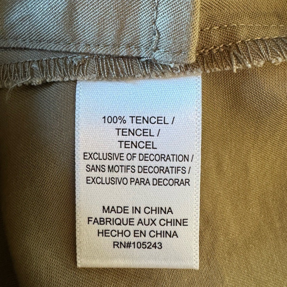 Yarn & Sea Womens Button Up Blouse Tencel Top Size XS Capsule Elevated Basic New - Picture 7 of 8